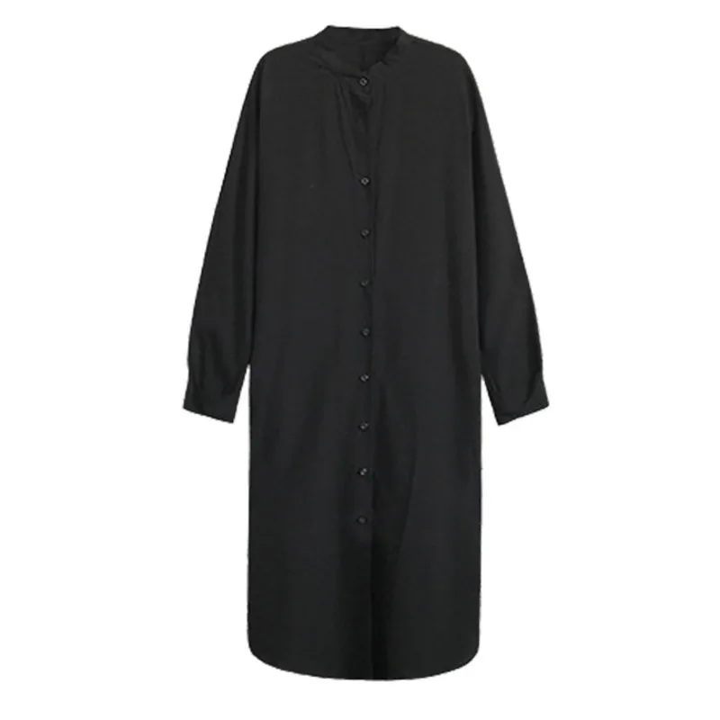 

GVUW Female Blouse Large Size Turn-down Collar Long Sleeve Loose Shirt Fashion Tide Spring Summer 2021 New Arrivals 20D1669