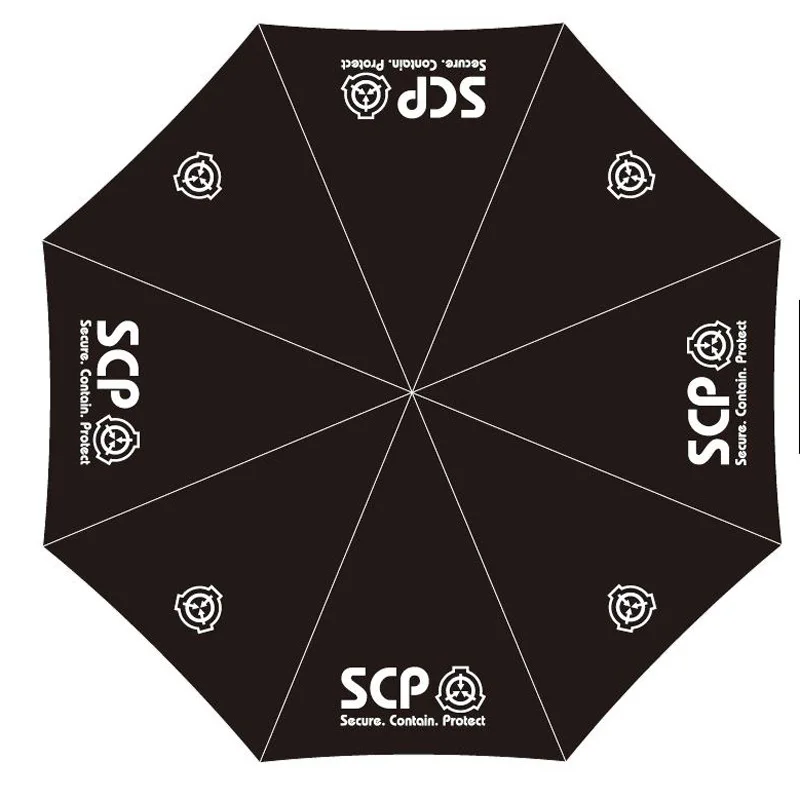 

Anime SCP Foundation Cosplay Creative animation surrounding umbrella folding clear umbrella vinyl