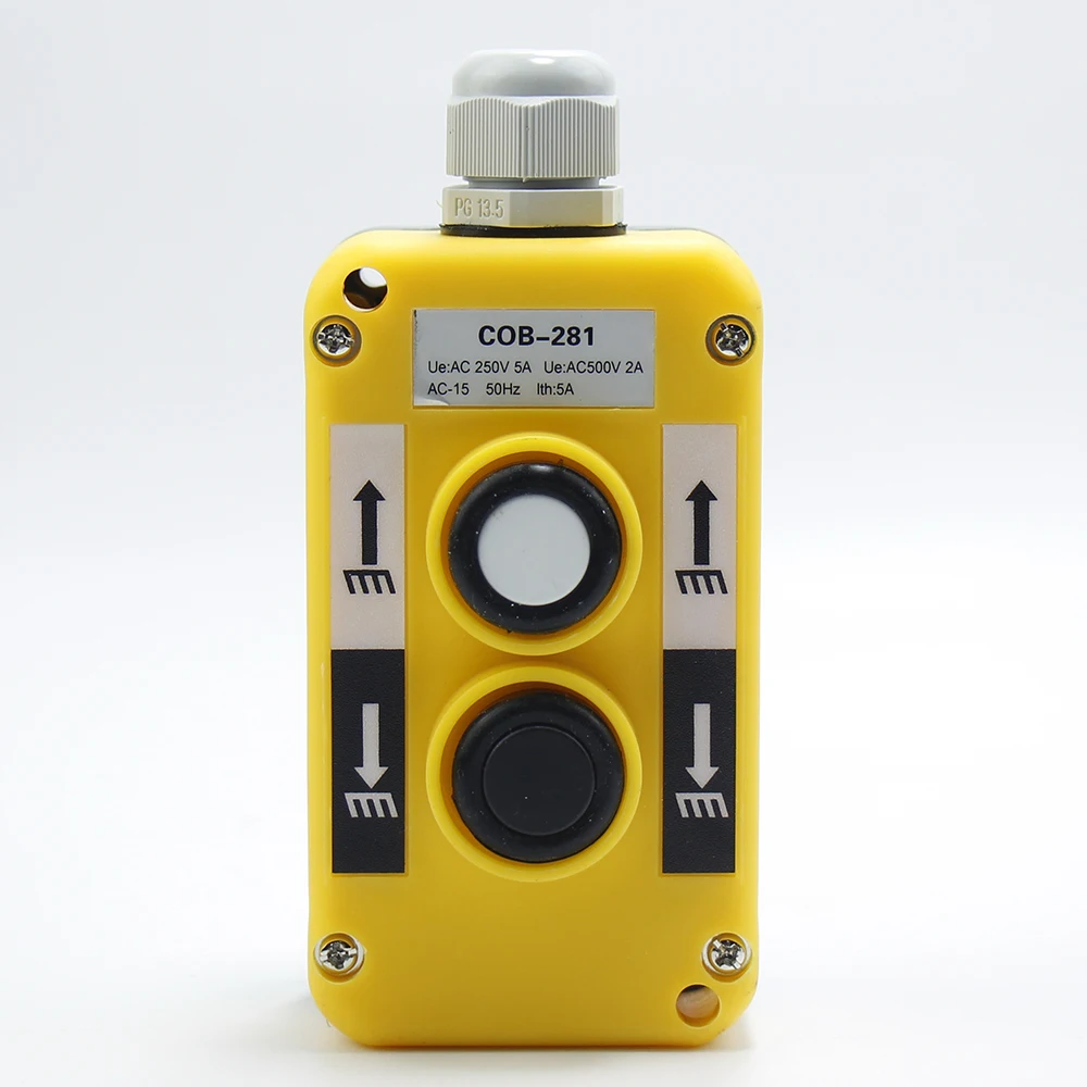 Industrial Remote control Push button switch Crane Truck Controller Switches Control Lift Electric COB-T381 COB-281 COB-481 |