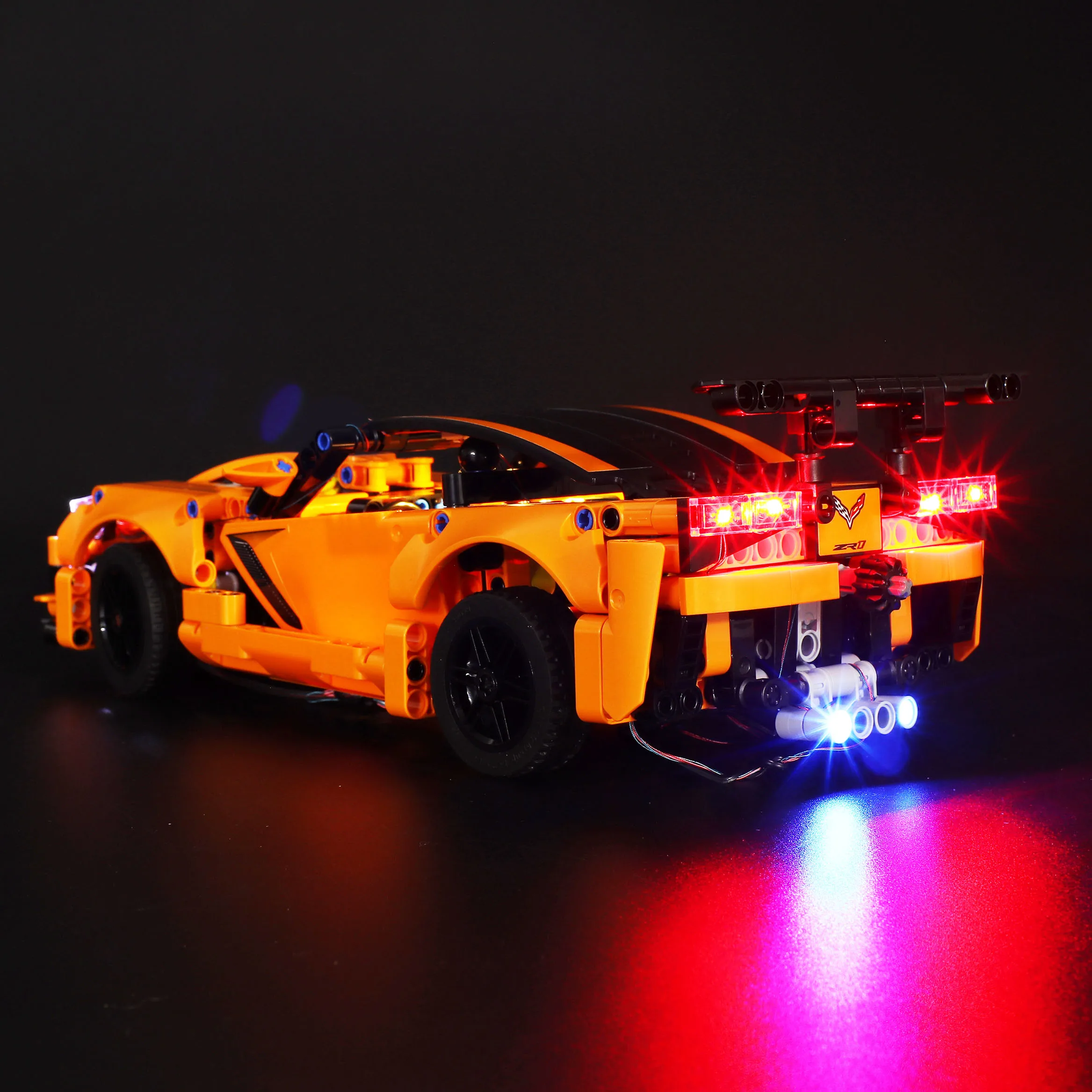 

(NOT Include Model)Technic Series ZR1 Building Blocks Lighting Set Compatible with 13384 42093