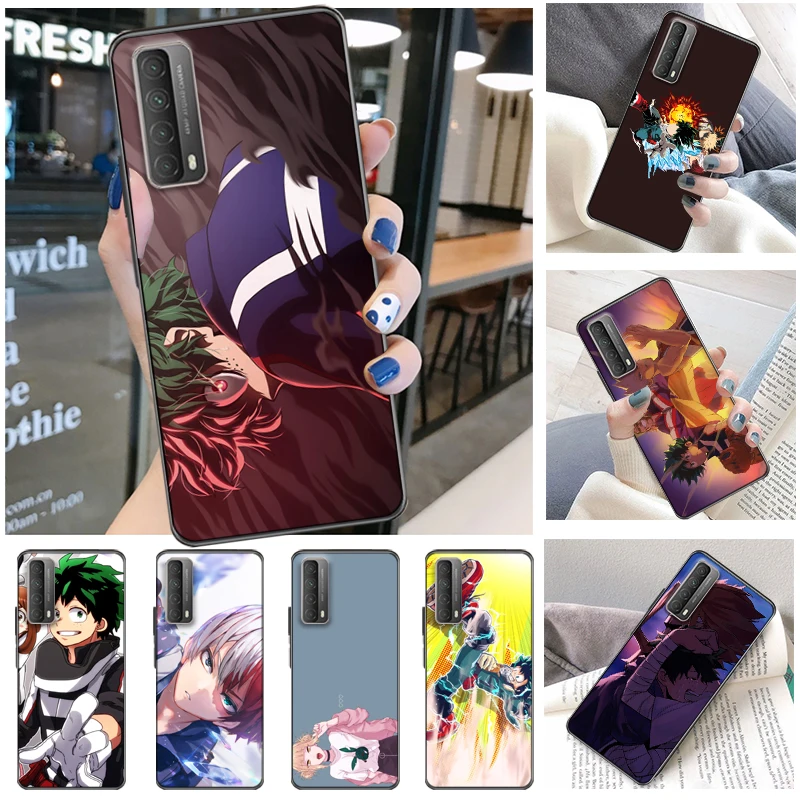 

My Hero Academia Dabi Shigaraki Todoroki Shouto Tomura Boku Bakugou Katsuki Phone Case For Huawei P Smart Z 2019 Soft TPU Funda