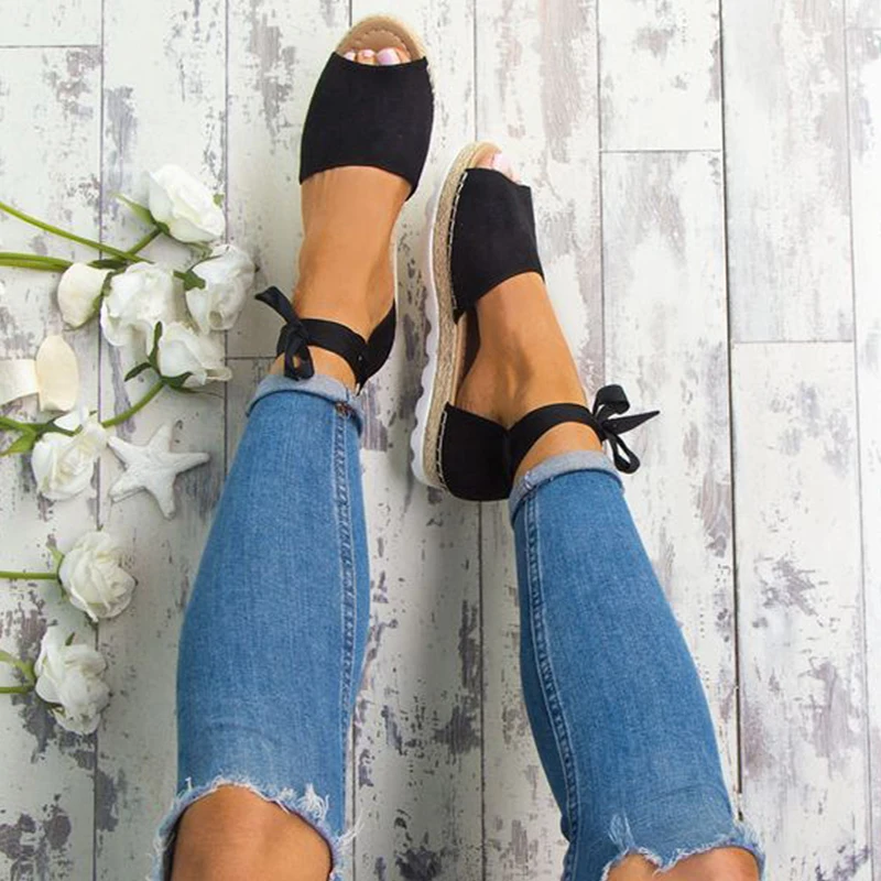 Женская обувь с ремешком на щиколотке женские соломенные сандалии туфли