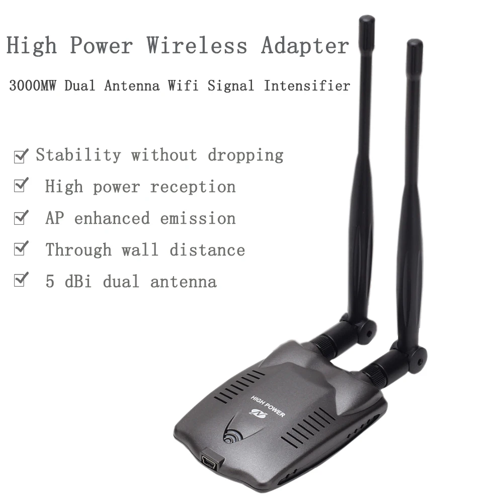 Kebidu 300 Мбит/с длинный диапазон BT-N9100 Beini USB Wifi адаптер беспроводная сетевая карта