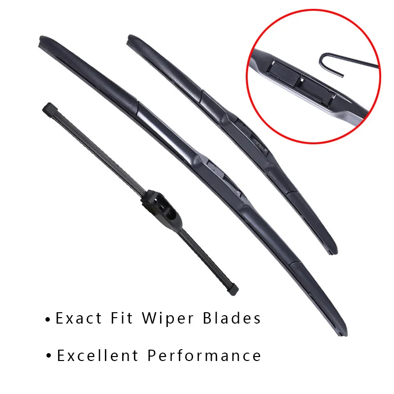 Wiper Front & Rear Wiper Blades Set For Hyundai i30 GD Elantra GT 2012 2013 2014 2015 2016 2017 Windshield 26"14"13"