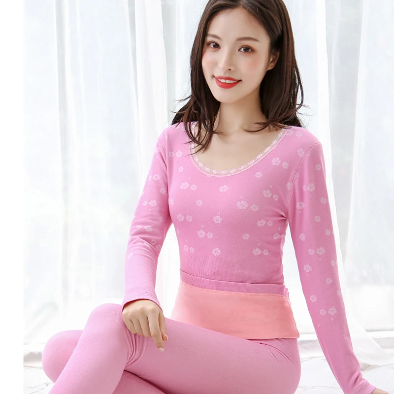 Новинка зимнее термобелье Женское шерстяное нижнее белье длинный женский