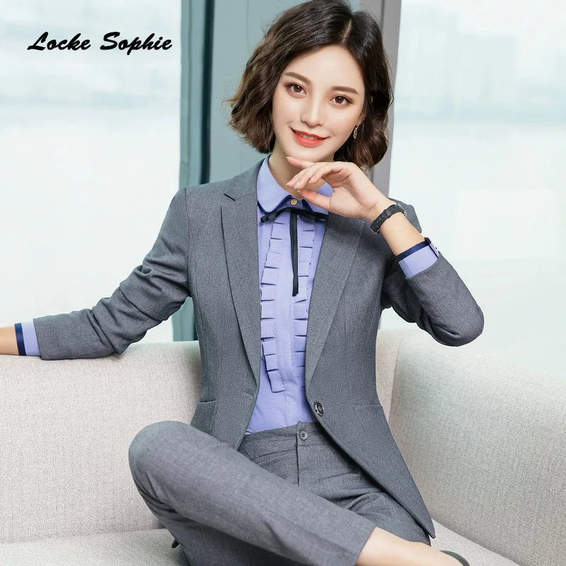 Фото 1pcs Women's plus size Blazers coats 2020 Winter Fashion cotton Slim fit Small Suits jackets ladies Skinny office Женская одежда 1pcs Women's plus size Blazers coats 2020 Winter Fashion cotton Slim fit Small Suits jackets ladies Skinny office Женская одежда