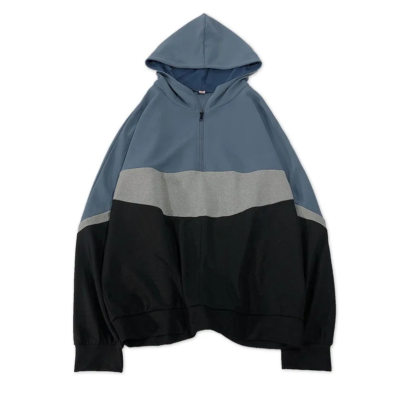 

Mens Hooded Sweatshirt 2020 Autumn Spring Men Casual Hoodies Tracksuits Male Patchwork HipHop Pullover Outwear S-3XL
