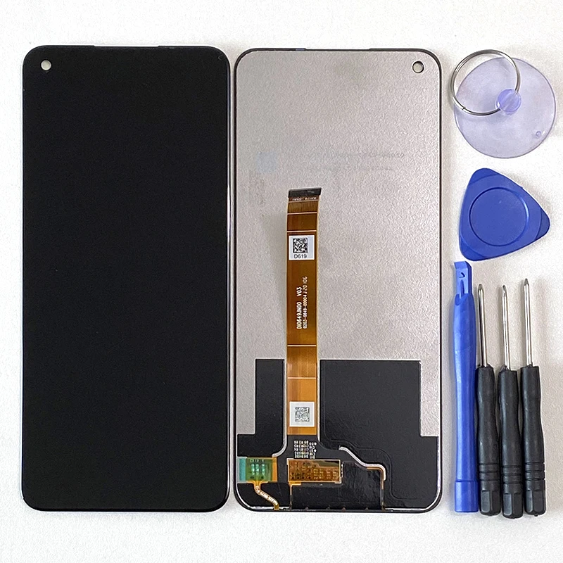 ЖК экран 6 5 &quotM &amp Sen для Oppo Realme 7 RMX2155 сенсорная панель дигитайзер 5G RMX2111 рамка