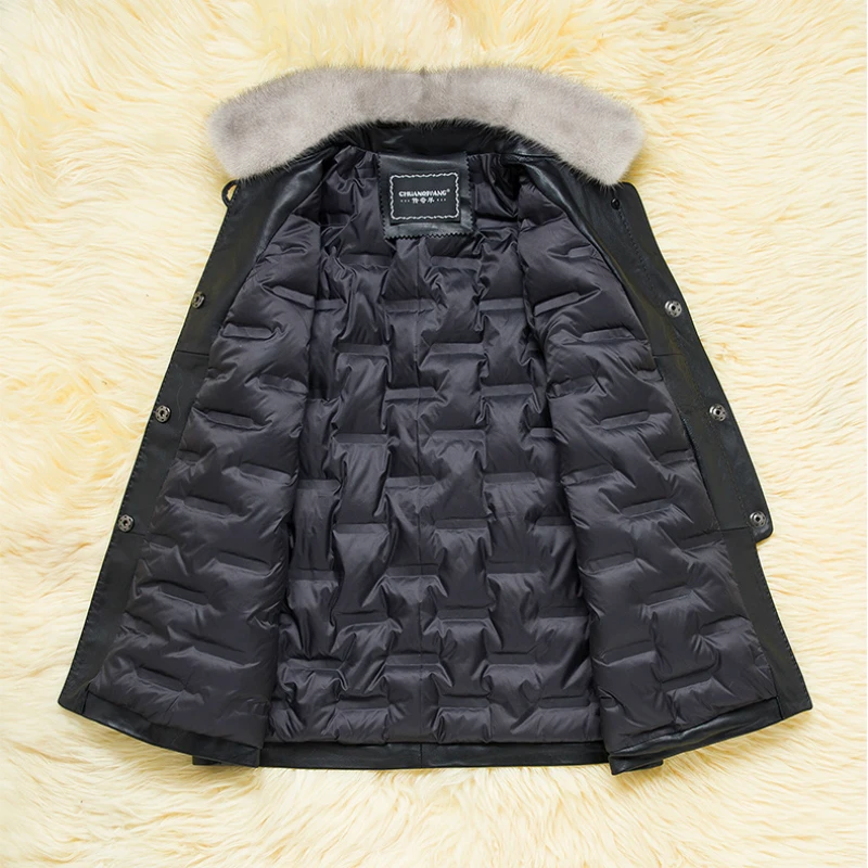 Женские пальто из натуральной овчины Montone кожи Женская куртка сезона весна-осень