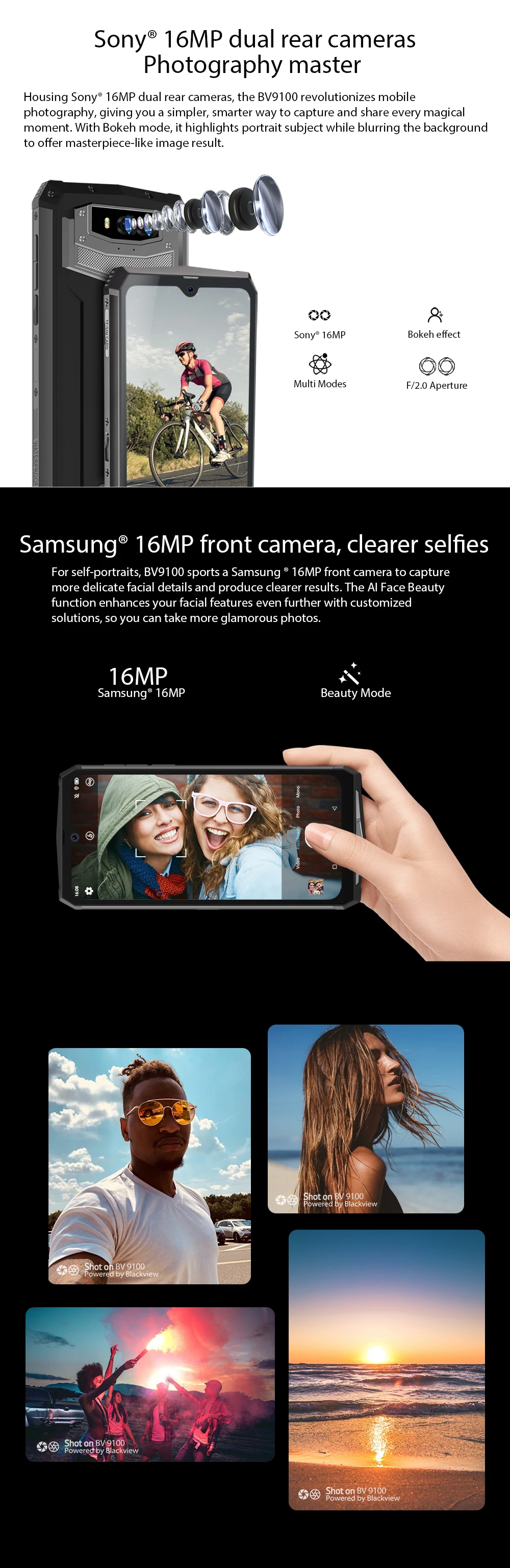 Blackview BV9100 13000 мАч IP68 прочный 4 Гб ОЗУ 64 Гб ПЗУ смартфон 6," экран Android 9,0 MT6765 Восьмиядерный NFC OTG Мобильный телефон