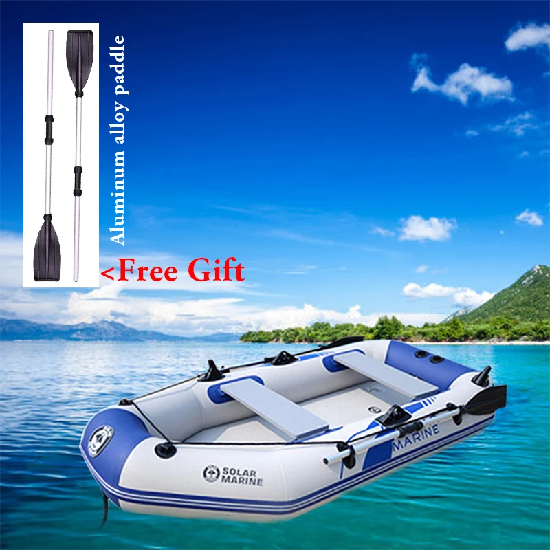 

175-260 см ПВХ надувная лодка износостойкая Складная воздушная гребля каяк/рыболовная лодка для 1-5 человек рыболовная лодка спорт на открытом ...