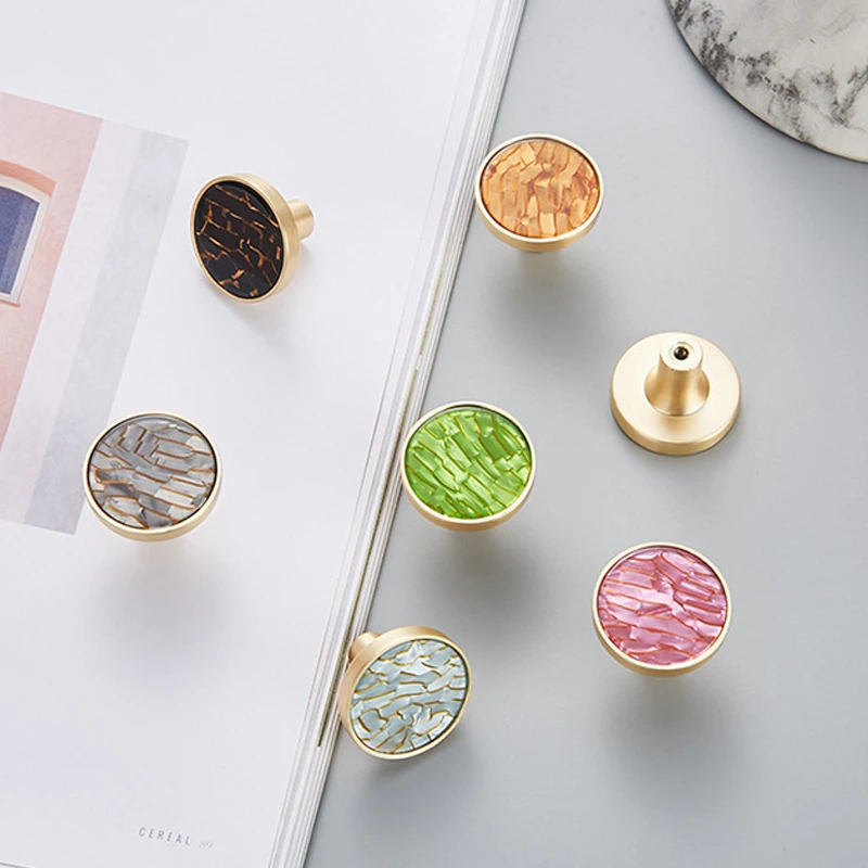 Латунная ручка в скандинавском стиле для шкафа гардероба двери мебели ящика