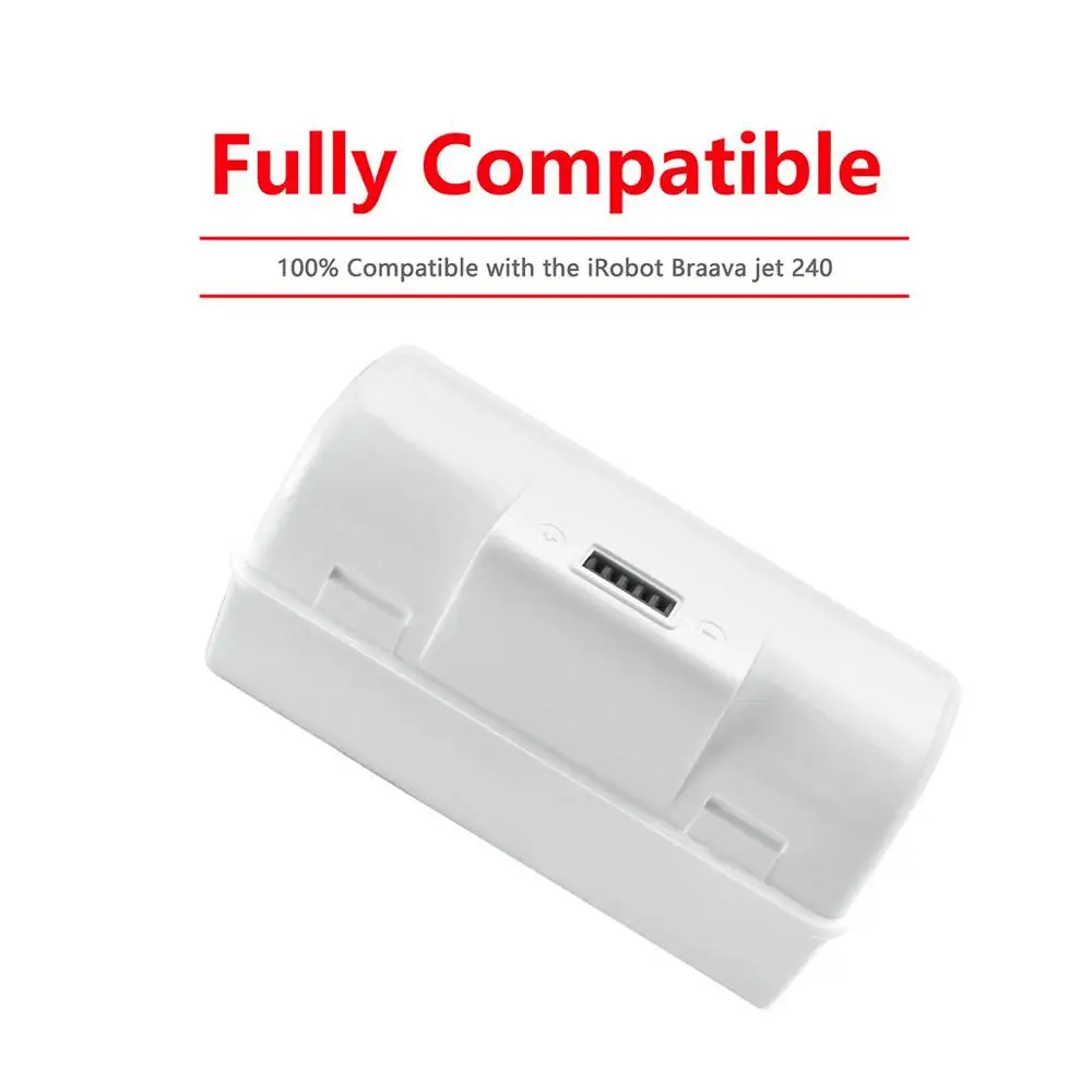 Сменный литий ионный аккумулятор Jet 240 3 6 В 6000 мАч совместимый с iRobot Braava