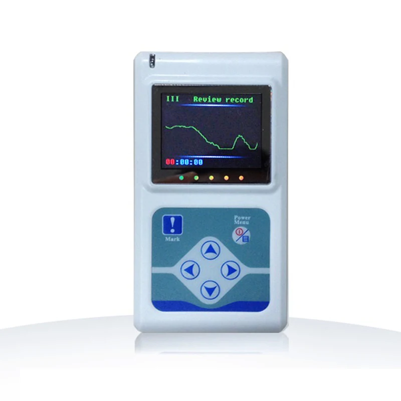 24-часовая запись динамическая система ЭКГ EKG монитор анализа с программным