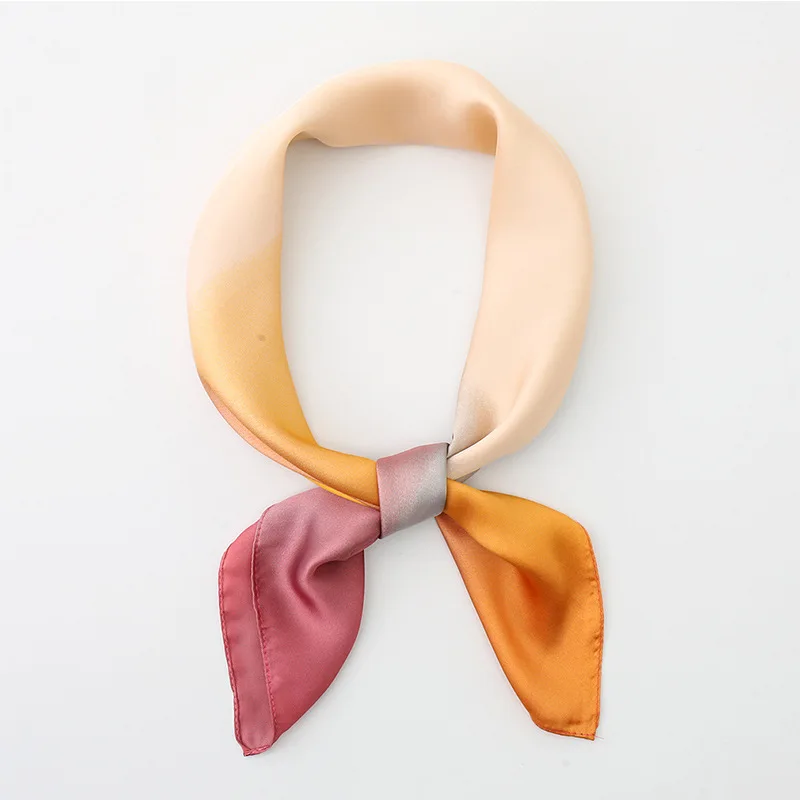 Женский брендовый дизайнерский шарф 2020 модные шелковые шарфы в клетку с эффектом