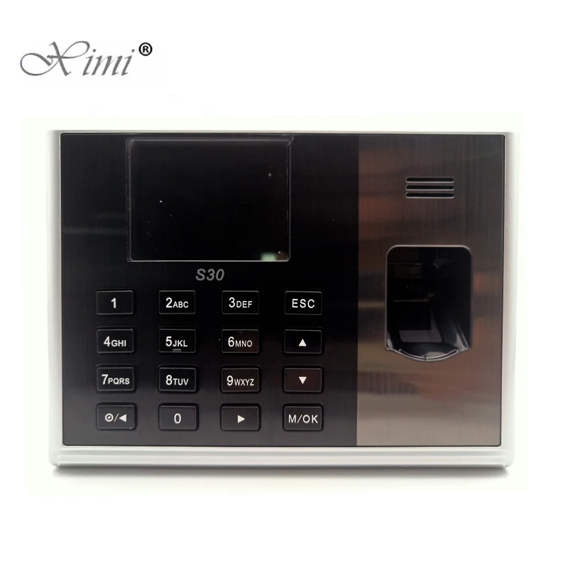 

Good Quality ZK Fingerprint Time Attendance Machine With ID IC Card Reader S30 Fingerprint Time Clock