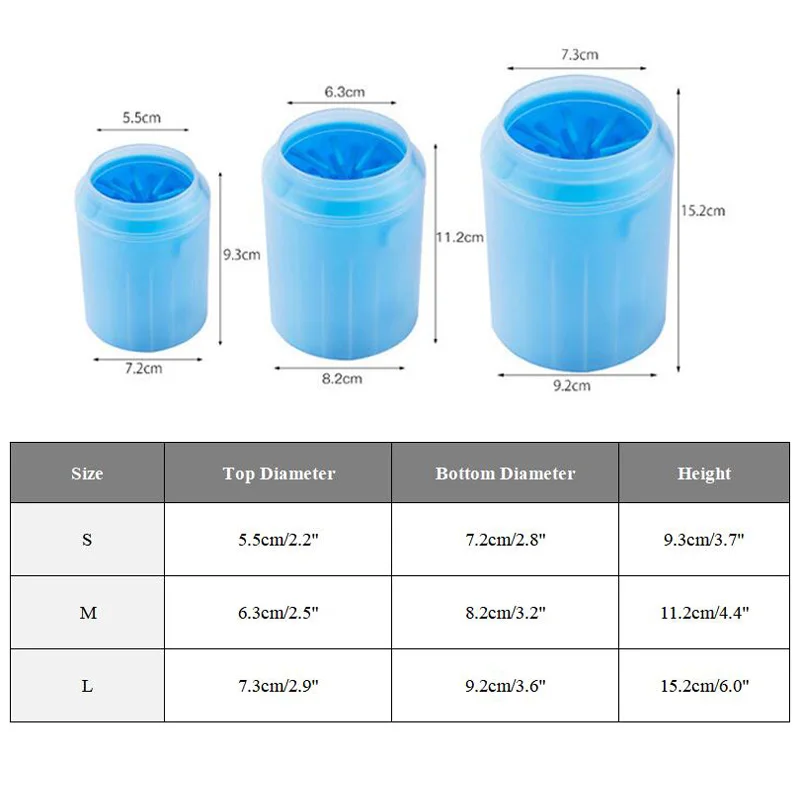 S/M/L силиконовая чашка для мытья ног домашних животных мягкие гребни собак кошек
