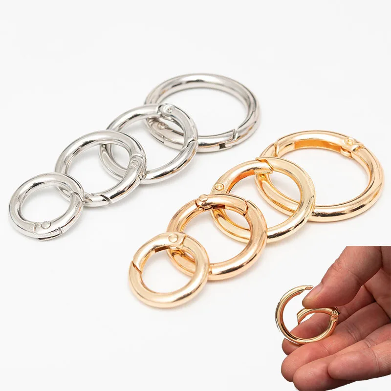 

20 шт., открывающиеся металлические Пружинные зажимы для ключей, 12-32 мм