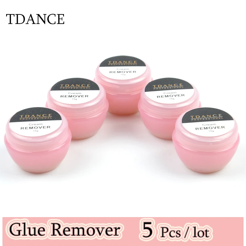 5 шт. Tdance 15 г жидкость для снятия профессиональное наращивание ресниц средства