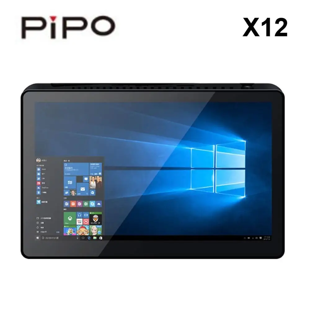 Pipo X12 Мини ПК 10," 1920*1280 Windows 10 OS Мини ПК компьютер Windows 10 tv Box Z8350 Четырехъядерный 4G+ 64G 10000mAh с SD VGA