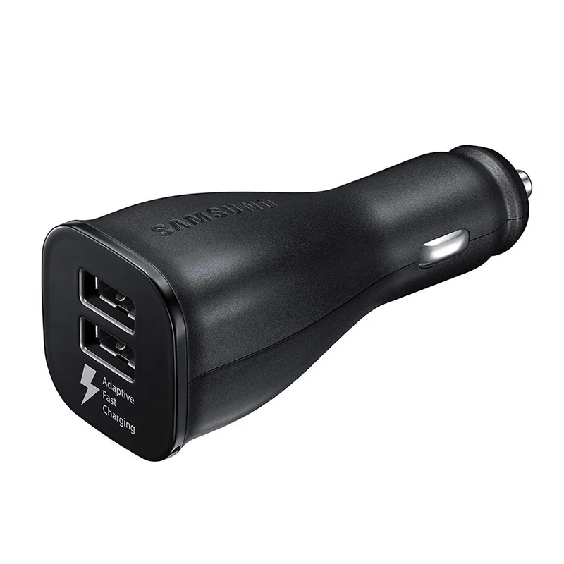 Зарядное устройство Samsung для машины двойной USB адаптивный Быстрый адаптер Micro/type C кабель для Galaxy S6 S7 S8 S9 S10 Note 10 Plus A70 A50 Note 9 8 5