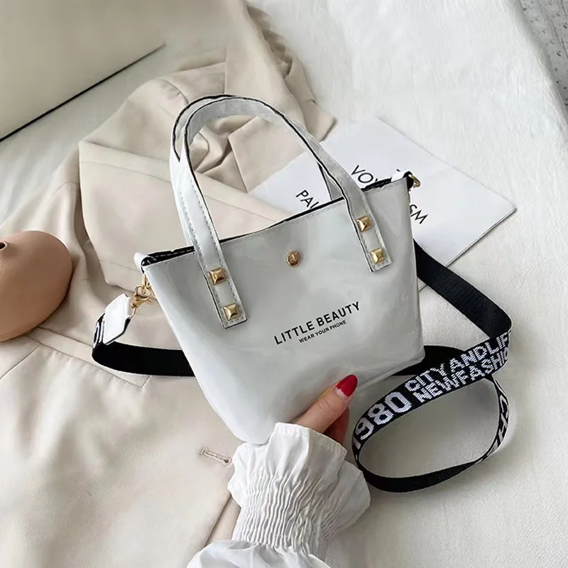 

New Fashion Women PU Leather Pure Color Shoulder Crossbody Messenger Bags Casual Ladies Thick Top-handle Handbags