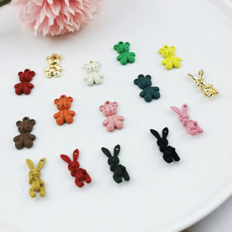 10 шт. подвески из металлического сплава в виде медведя | Украшения и аксессуары