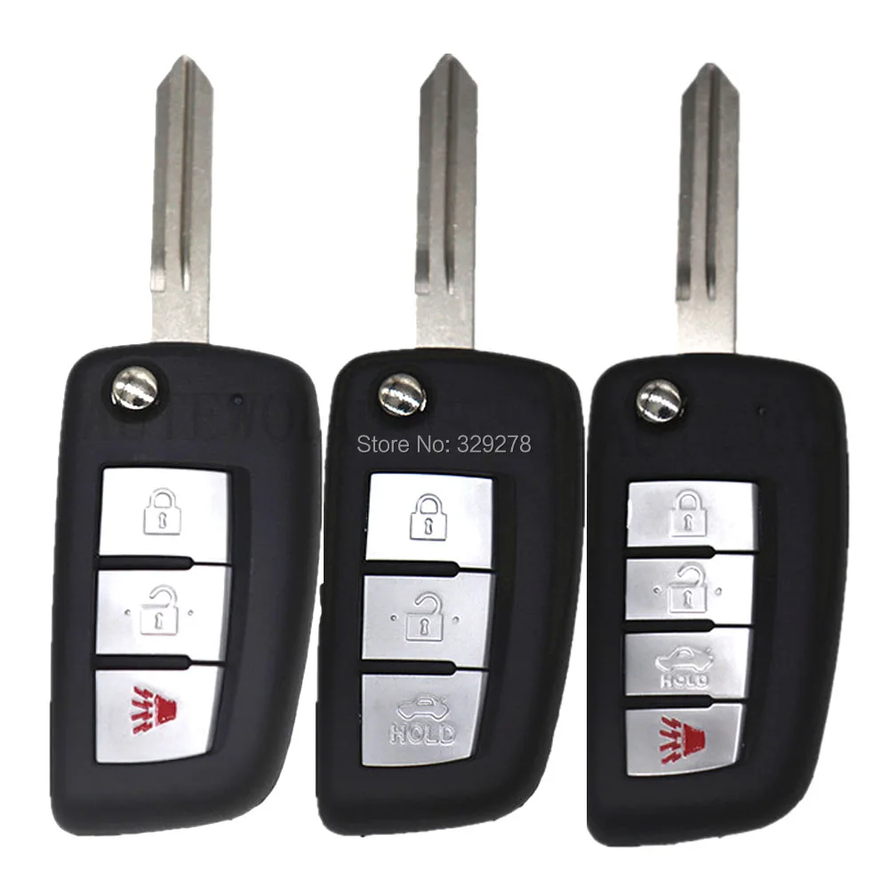 Чехол с дистанционным управлением для Nissan QASHQAI GENISS SYLPHY TIIDA PALADIN 3 4 кнопки|key for|key for