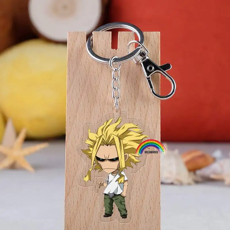 Аниме Мой герой Академия Косплей Prop Аксессуары All Might Midoriya Izuku Todoroki Shoto Bakugou Брелок
