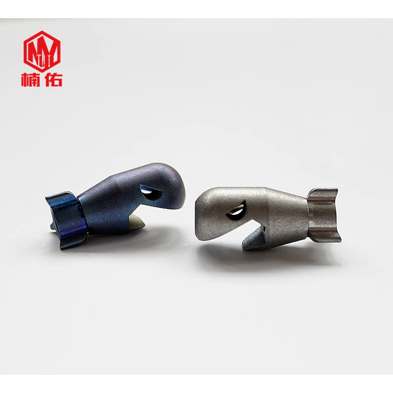 1 шт. милые титановые бусы акулы на веревочке нож бусины веревочный шнур браслет