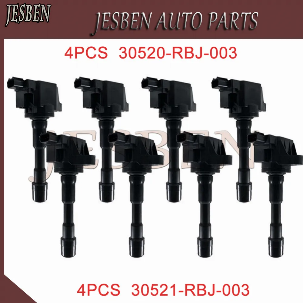 8 шт. катушка зажигания спереди и сзади 30521-RBJ-003 30520-RBJ-003 для Honda FIT JAZZ Фрид Acura ILX vision 1