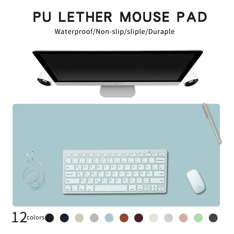 Коврик для мыши игровой настольный портативный большой водонепроницаемый из