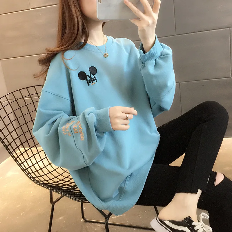 

2020 new autumn and winter round neck pullover Joker fashion vests women's foreign style coat spring and autumn lazy wind