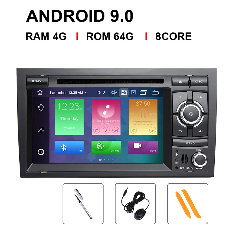 8 Core 64 ROM " ips DSP 4G 64G 2 din Android 9 gps Авторадио Мультимедиа для Audi A4 B8 B6 B7 S4 B7 B6 RS4 B7 SEAT Exeo Навигация dvd плеер - Цвет: 8 Core 64 ROM