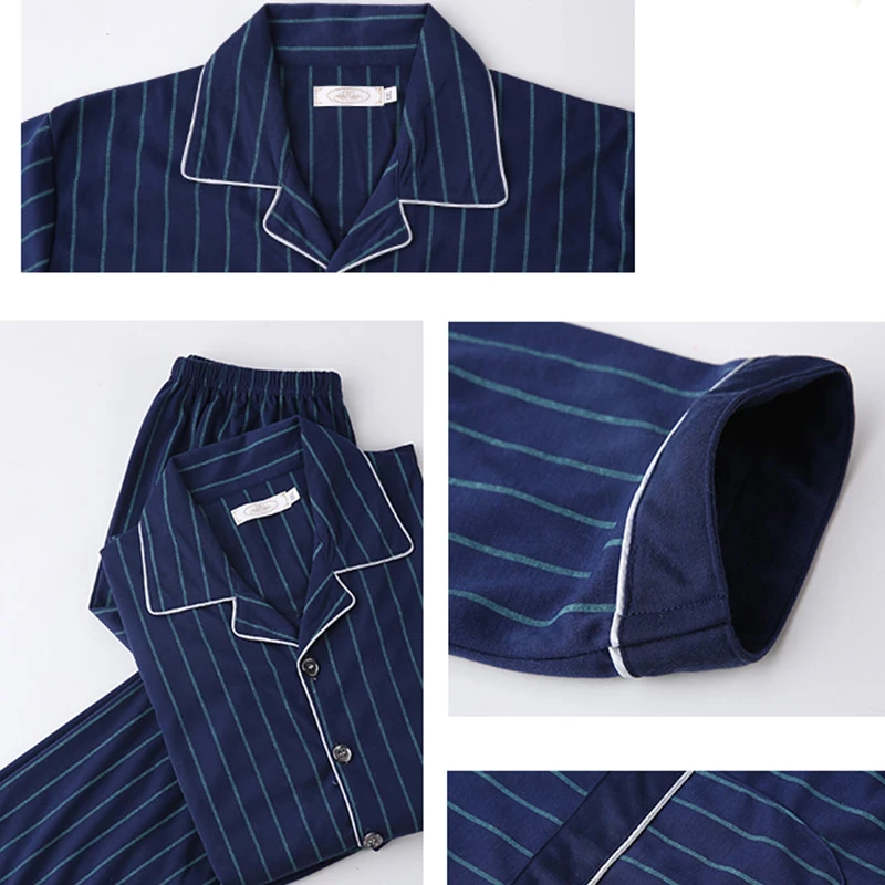 Женская Хлопковая пижама одежда для сна нижнее белье с длинным рукавом