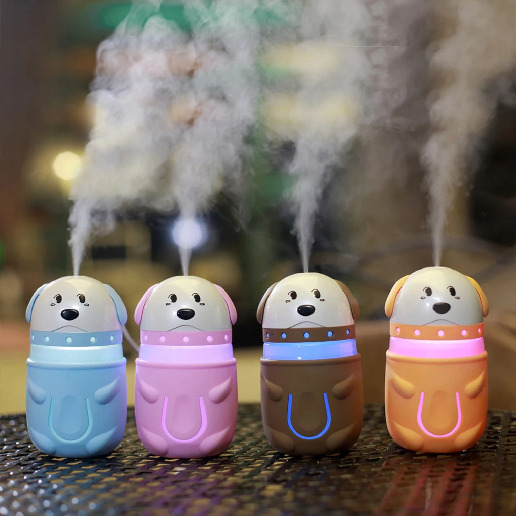 

Fashion 165ml Mini Aroma Humidifier Air Diffuser Wtih Night Light Function