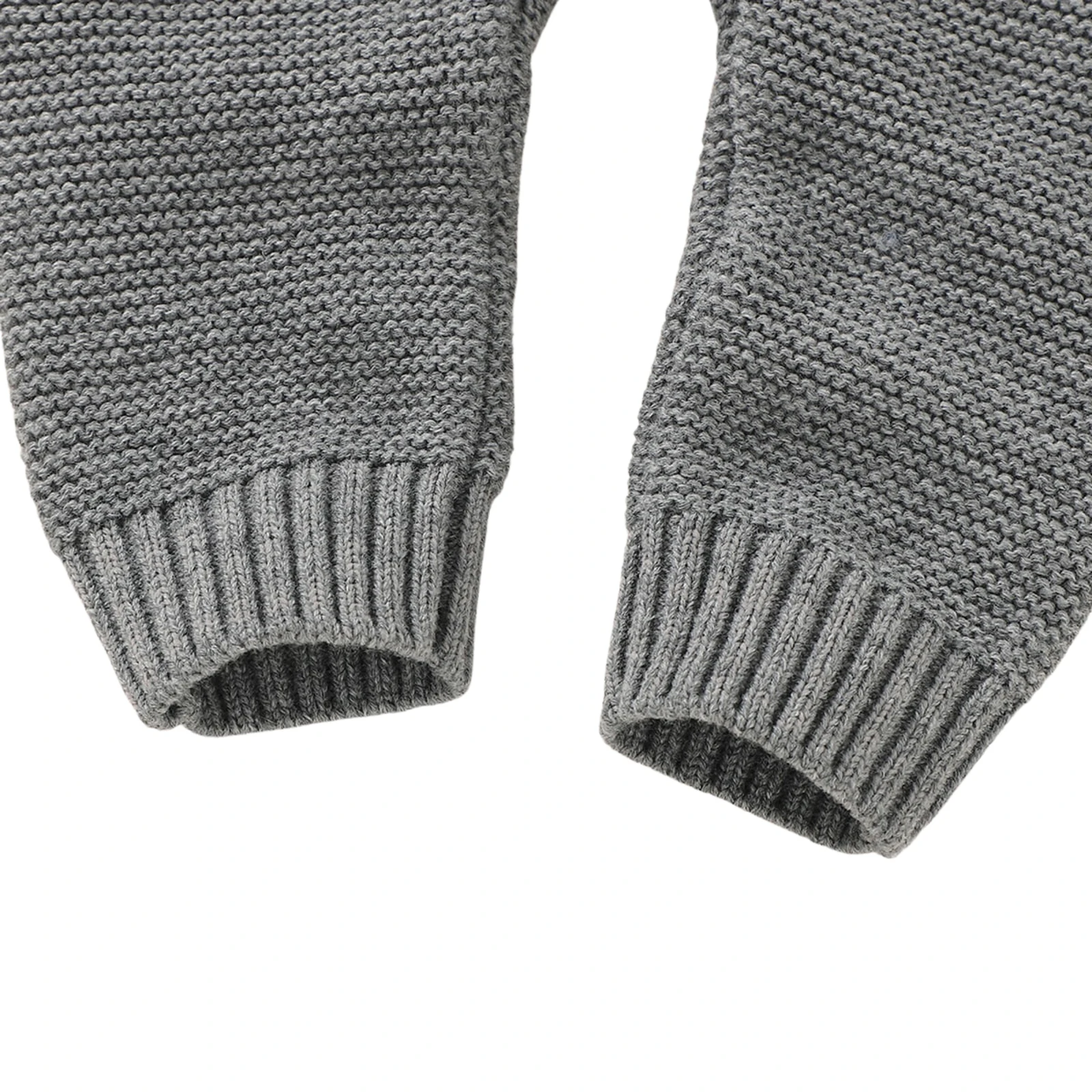 

0-18M Baby Boys Knitted Romper Turn-down Collar Long Sleeve Button-down Jumpsuit Cute Gentleman Autumn Casual Romper for Boys