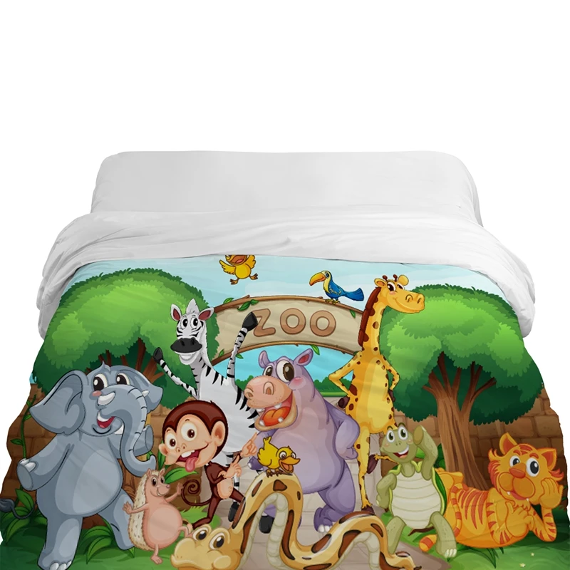 3D мультяшный пододеяльник одеяло/покрывало для детей/малышей/детей 90/150/135