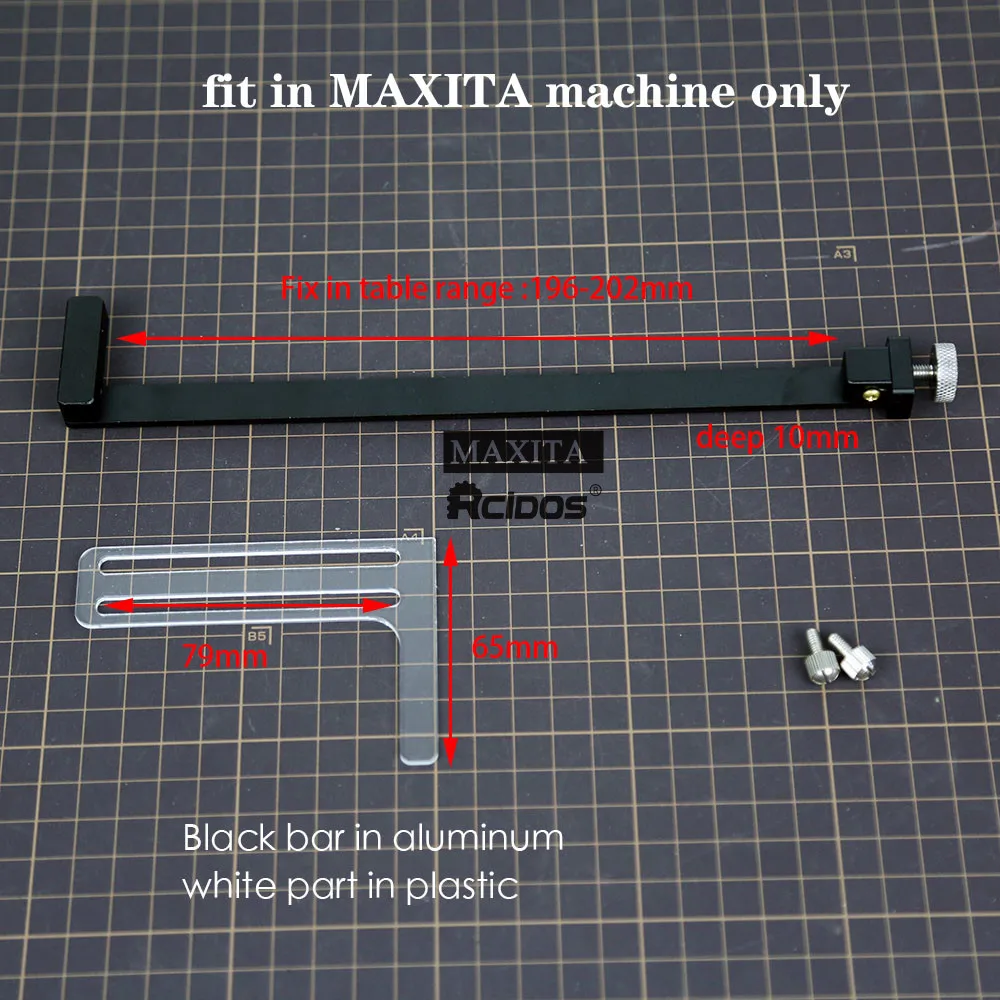 MAXITA штамповочная настольная линейка приспособление подходит только для