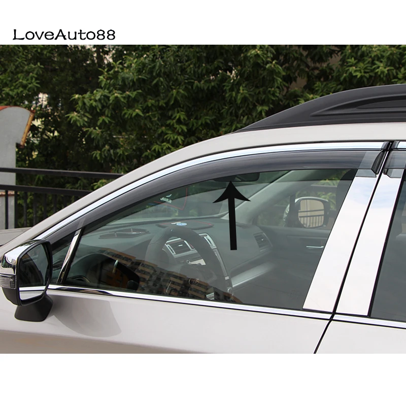 Автомобильный козырек для окна дверь дождь солнцезащитный щит боковые Крышка