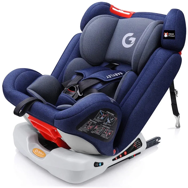 BABYLEY Car Child Safety Seat 0-12 Years Old Baby Baby Car Sitting and Lying Isofix  Car Seat for Baby Kids  Baby Car Seats