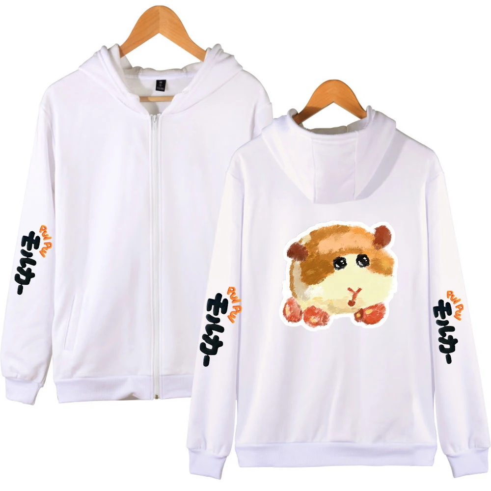 

Pui Pui Molcar Sweatshirt Unisex Zipper Hoodie Women Men's Tracksuit Harajuku Streetwear 2021 Japanese Cartoon Clothes Plus Size