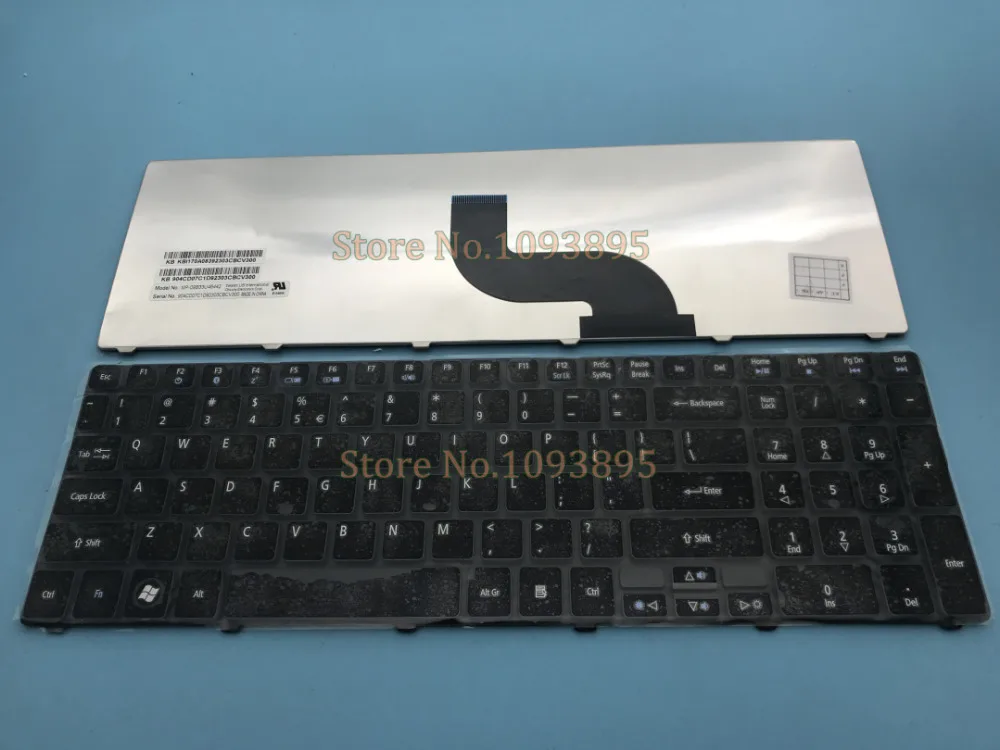 Новая английская клавиатура для ноутбука acer Aspire 7750ZG 7750 7750 7745 7741 7741G 7741Z 7741ZG Глянцевая английская клавиатура