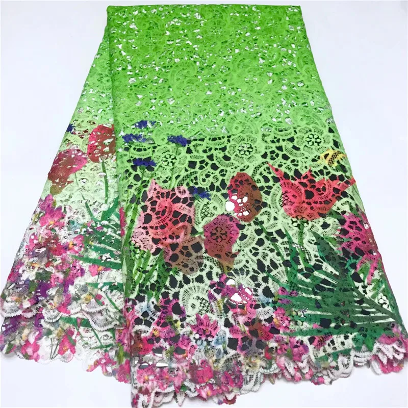 Африканский хлопковый шнур кружева водорастворимый гипюр для вечерние платья