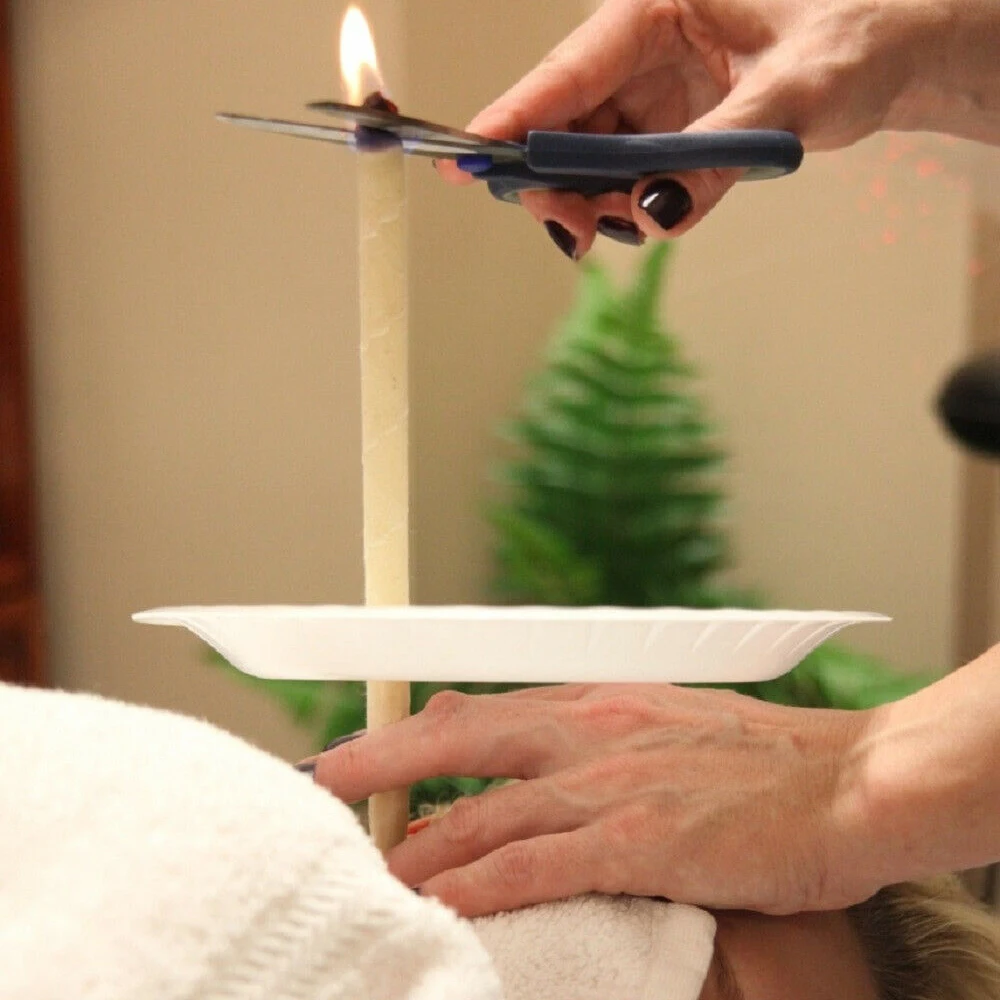 Пчелиный воск 40 шт. ароматерапевтическая свеча в ухо форме полого конуса для