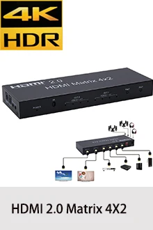 Совместим с HDMI 2,0 аудио экстрактор 5,1 ARC HDMI аудио экстрактор сплиттер HDMI к аудио экстрактор оптический TOSLINK SPDIF