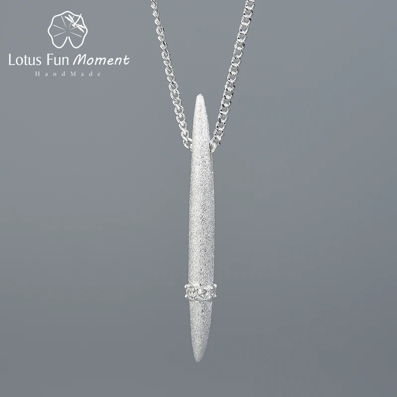 Lotus Fun Moment реального 925 пробы серебро Модные украшения минималистский Стиль