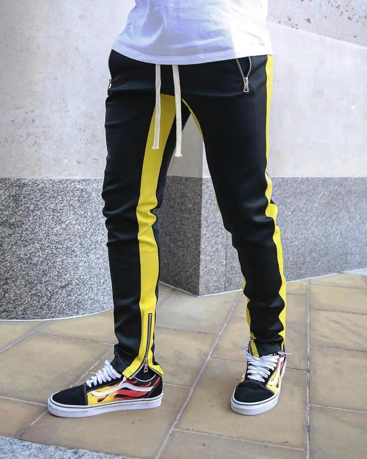 Men Sports Running Pants Streetwear Jogging Football Soccer Sweatpants Fitness Training Gym Trackpants Casual Hip Hop Trousers