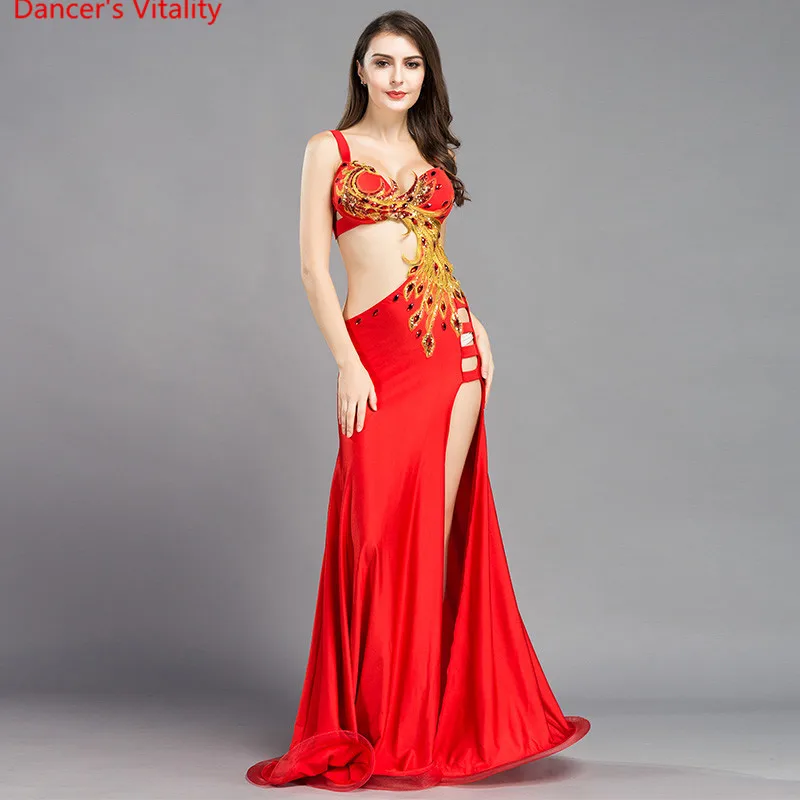 Перформанс Танец живота Одежда Мода Dance Dress Танцор Феникс платье Конкурс девушек