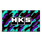 Баннеры с флагом HKS 3x5 футов для декора стен комнаты